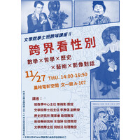 講者：
總教學中心主任 單維彰教授
文學院學士班主任 李彥儀副教授
歷史研究所 陳家豪助理教授
藝術學研究所 王瑞婷助理教授
文學院學士班 倪娃法助理教授